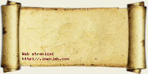 Jagoda Ković vizit kartica